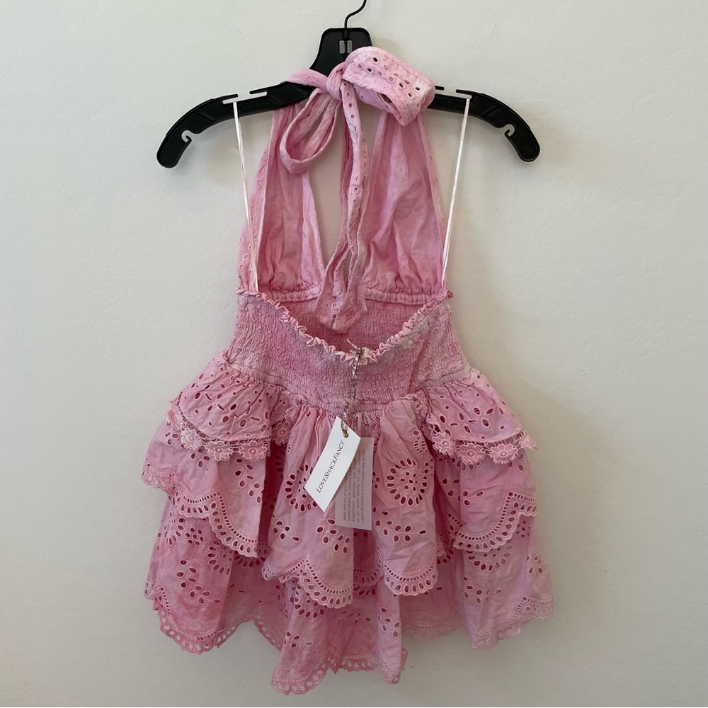 LOVESHACKFANCY HALTER DRESS - Picture 11 of 11